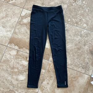 Girls’ Reebok Speedwick Black Leggings, XL